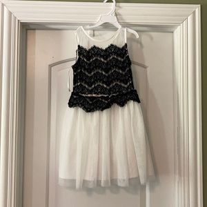 Black and White Girls dress